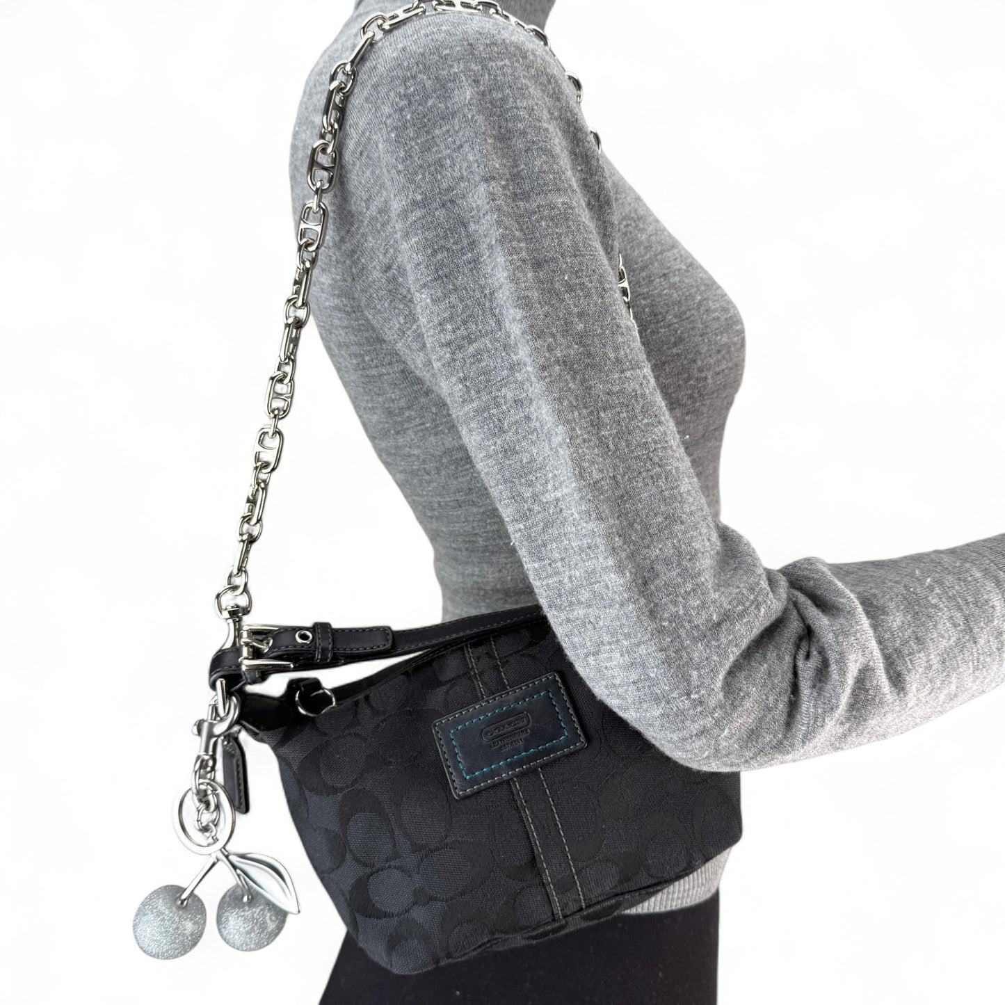 COACH SOHO PLEATED SIGNATURE TOTE