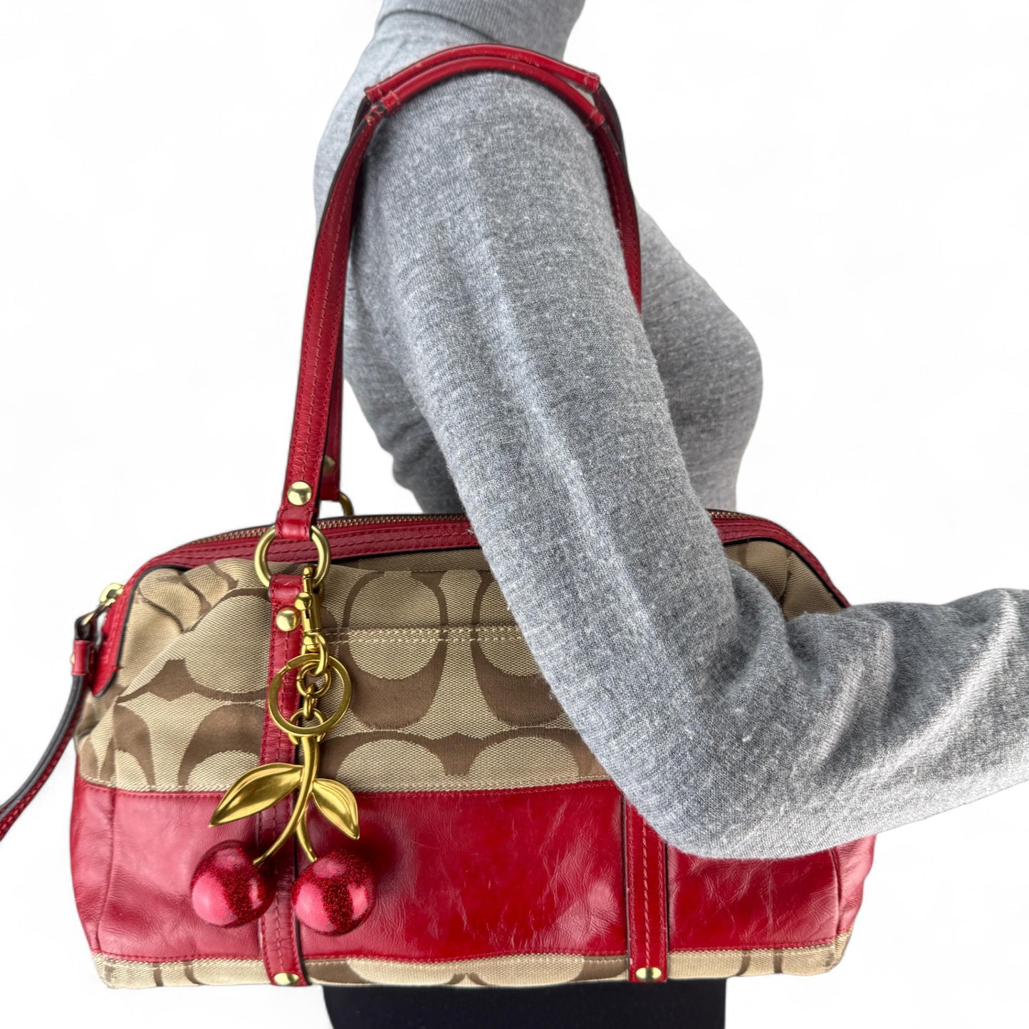 COACH SIGNATURE BOSTON BAG