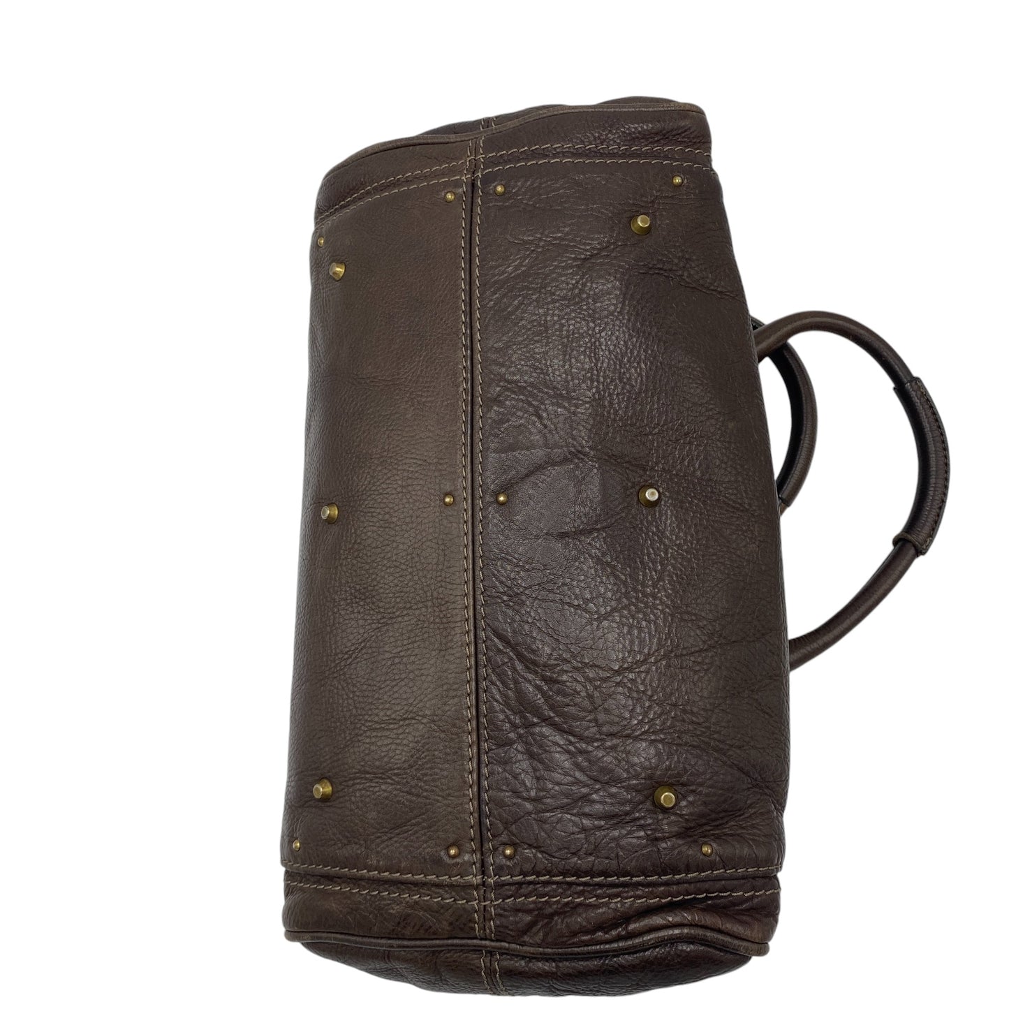 CHLOE PADDINGTON LEATHER BAG BROWN