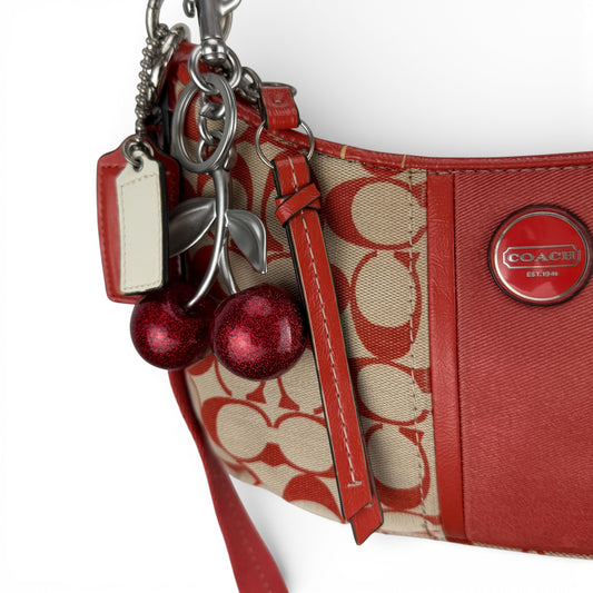 COACH SIGNATURE JAQUARD STRIPE BAG