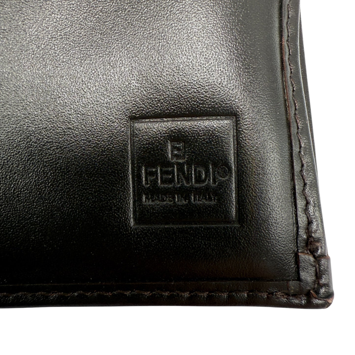 FENDI ZUCCA BIFOLD LONG WALLET
