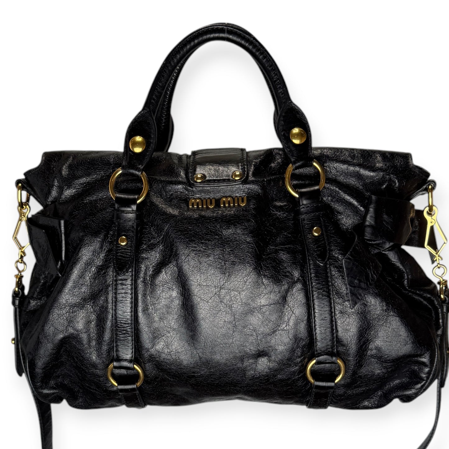 MIU MIU BOW SATCHEL BAG