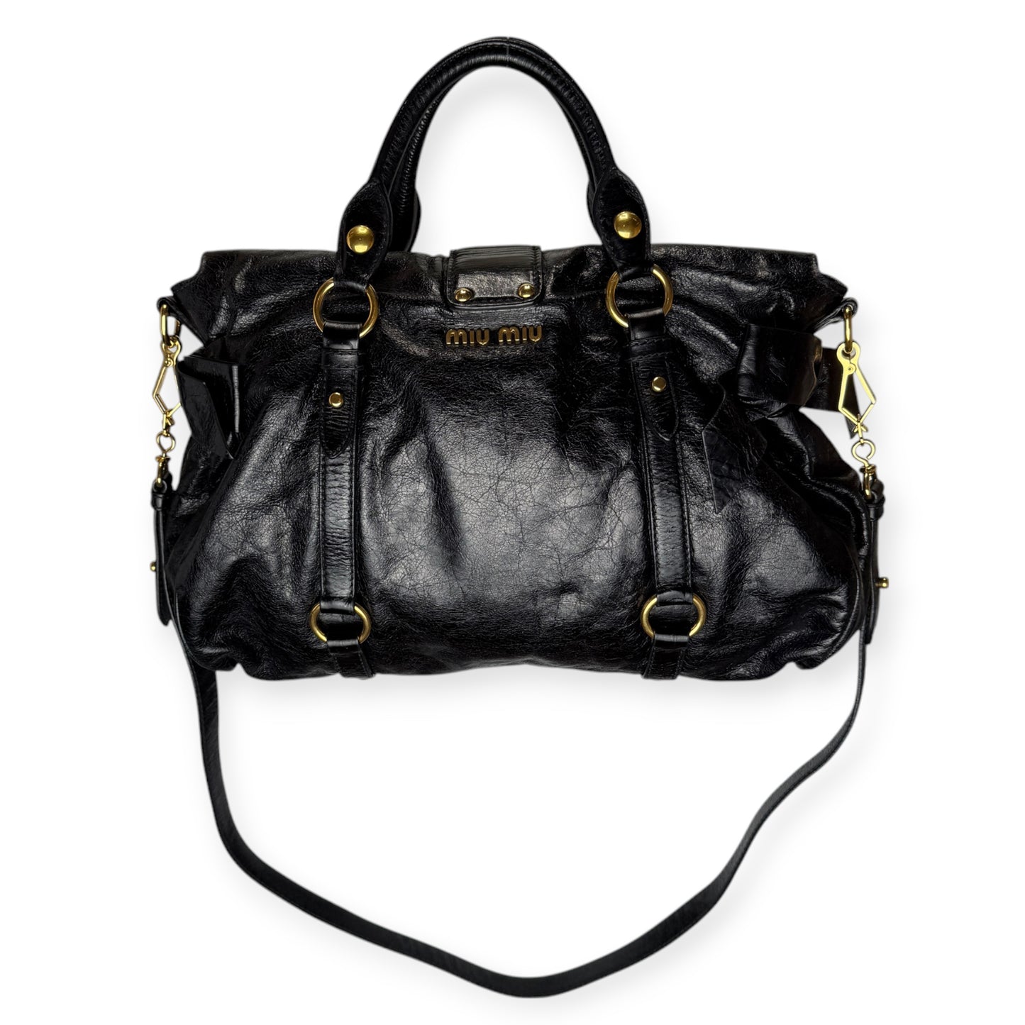 MIU MIU BOW SATCHEL BAG