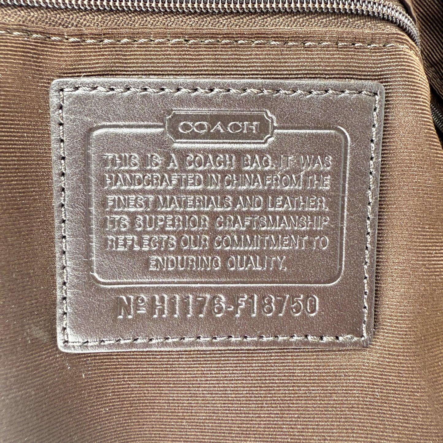 COACH SIGNATURE SOHO TOTE BAG
