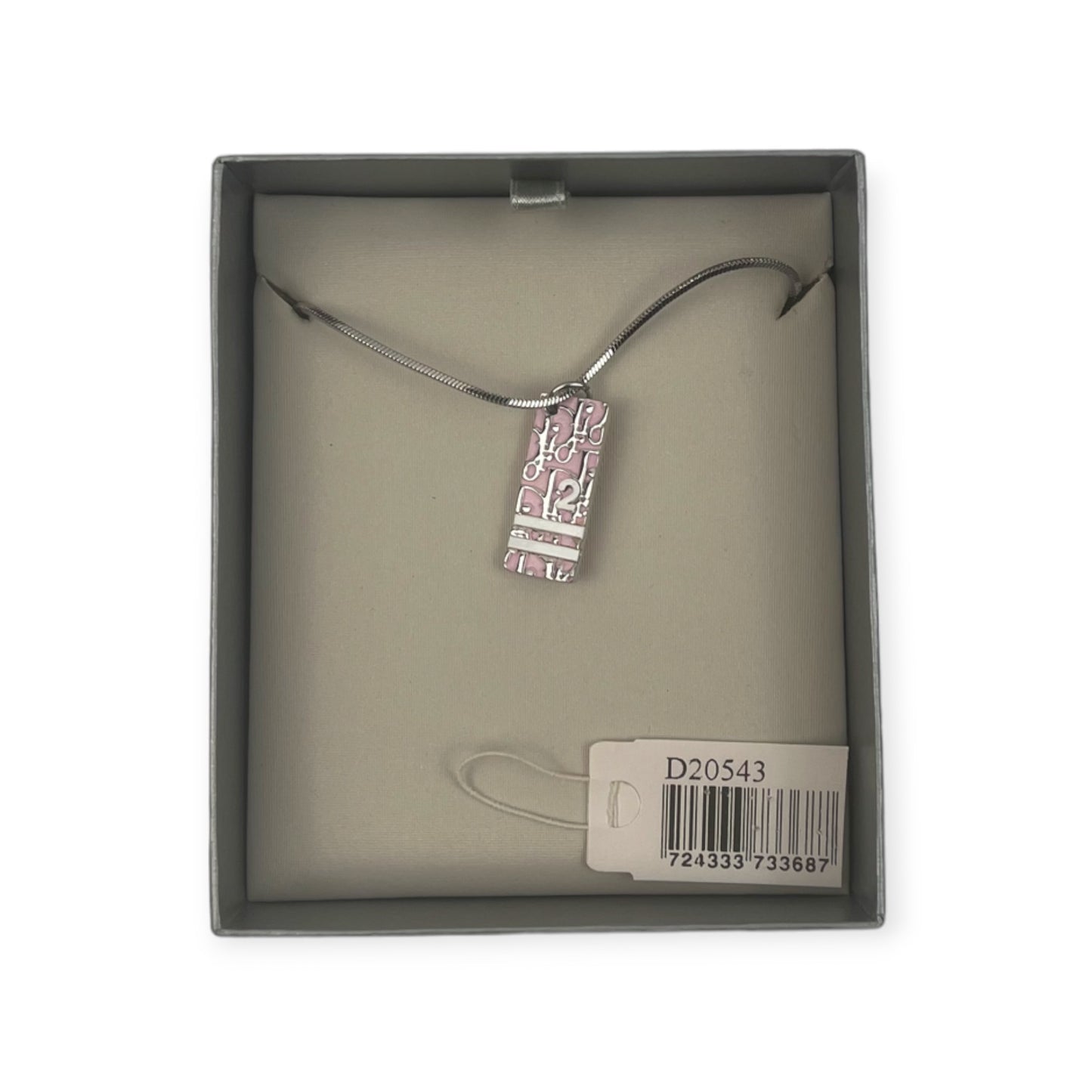 DIOR MONOGRAM NECKLACE