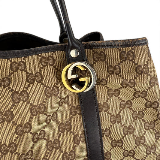 GUCCI GG TWINS MONOGRAM BAG LARGE