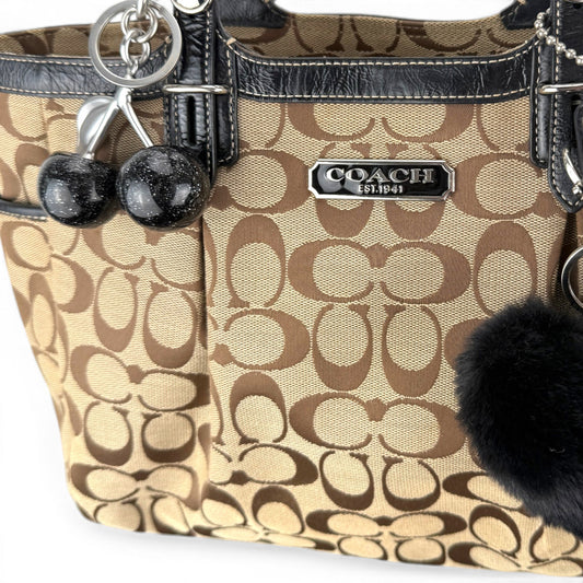 COACH SIGNATURE GALLERY TOTE BAG