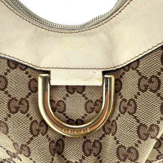 GUCCI D-RING ABBEY HOBO BAG (LARGE)