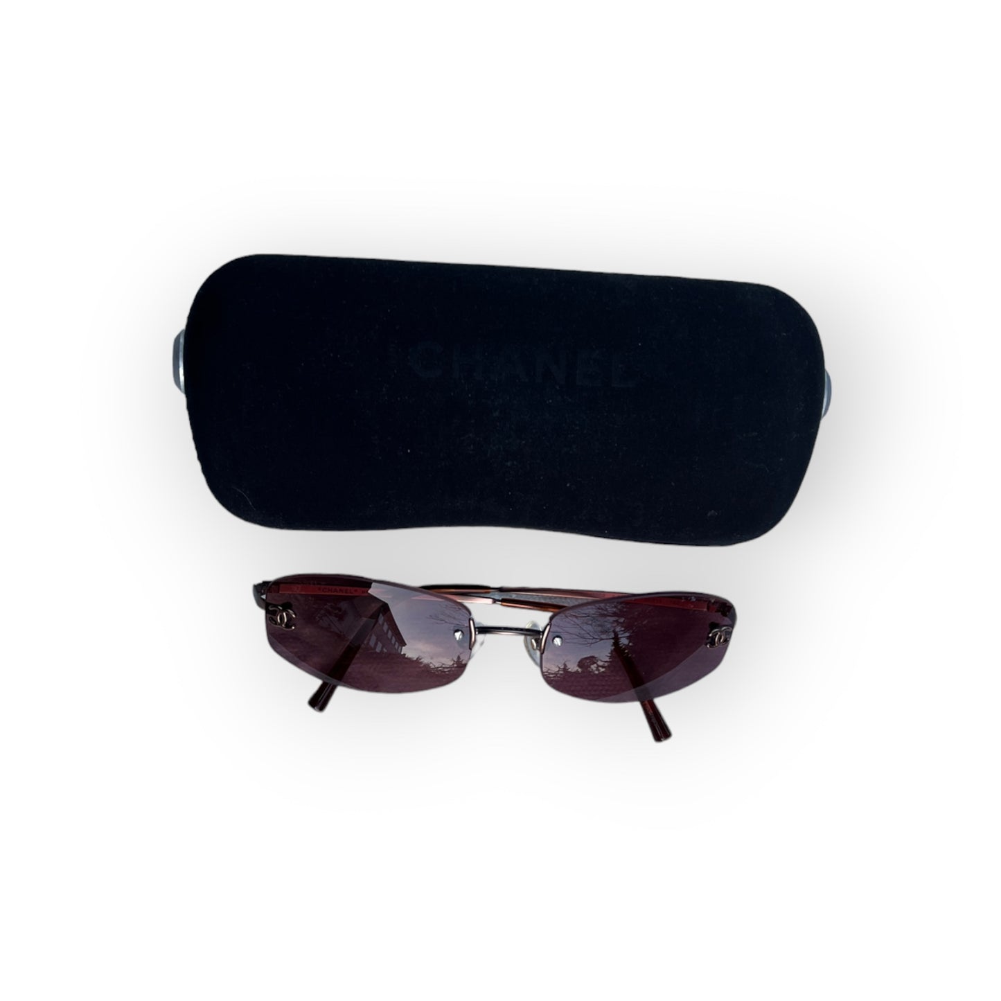 CHANEL SUNGLASSES PINK