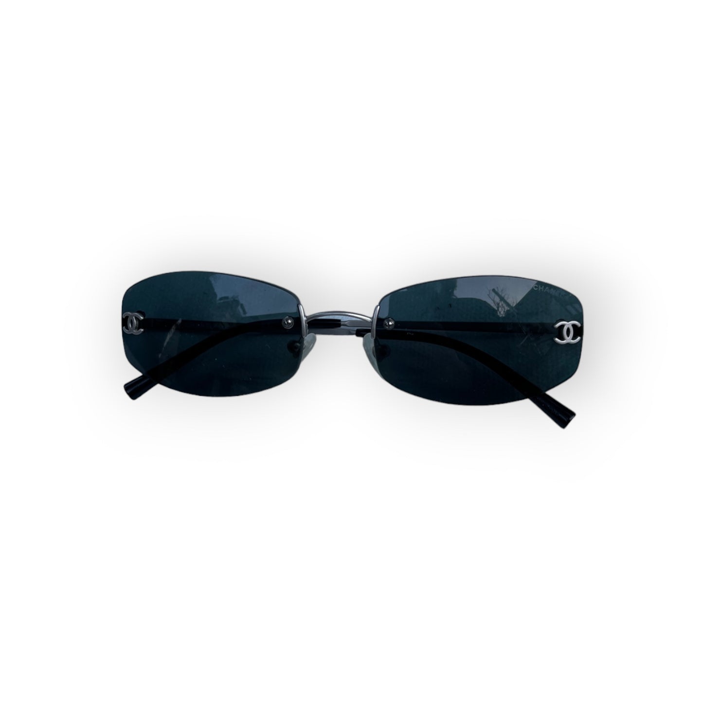 CHANEL SUNGLASSES DARK GREEN