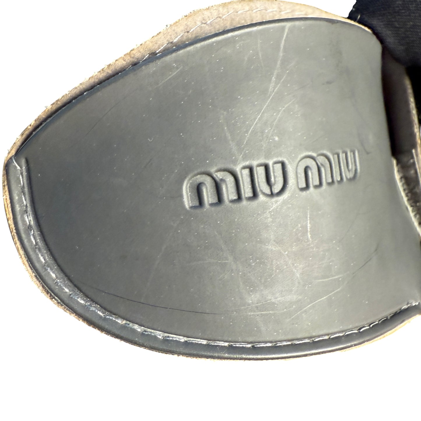 MIU MIU HALF RIM SUNGLASSES ROSE