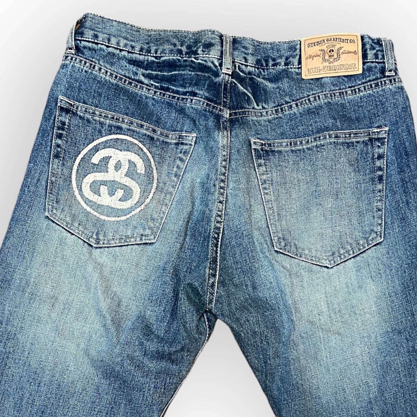 STUSSY SS LOGO JEANS