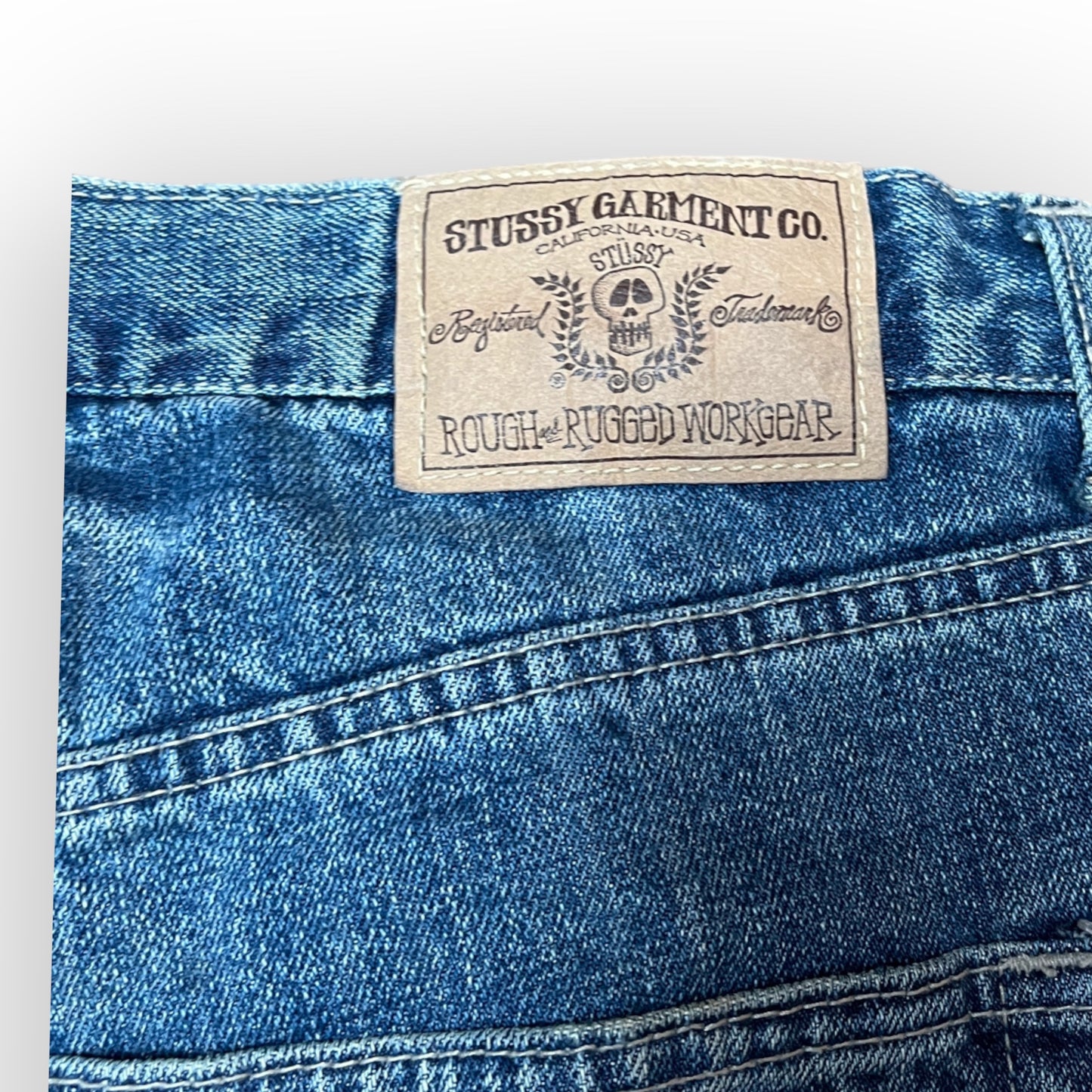 STUSSY SS LOGO JEANS