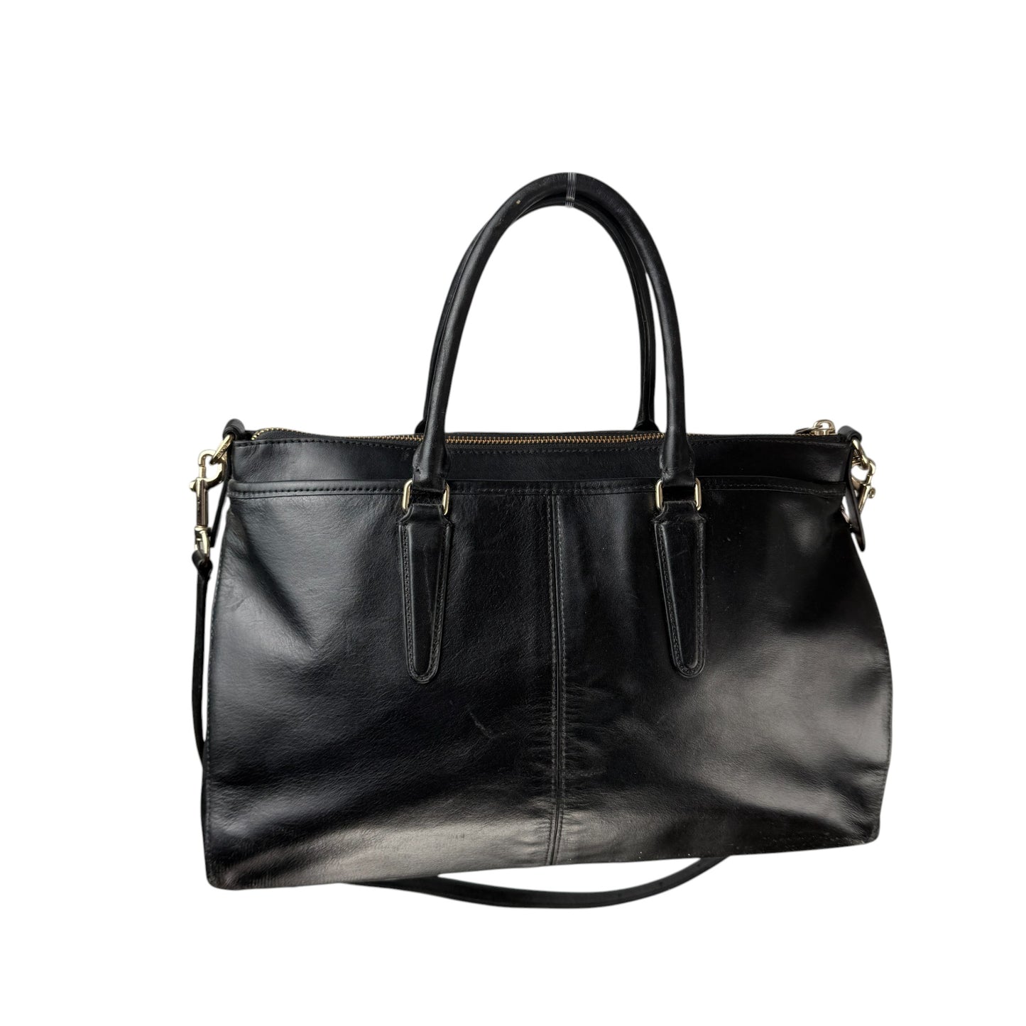 COACH LEOPARD PONYHAIR 2WAY BAG
