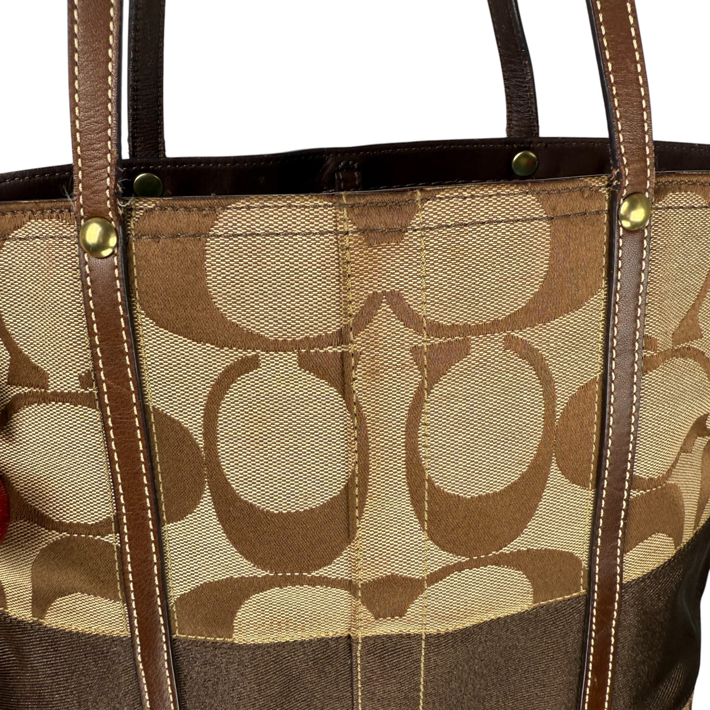 COACH SOHO PLEATED SIGNATURE TOTE
