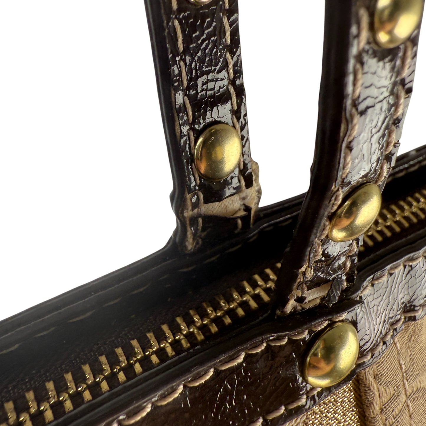 COACH SIGNATURE PATCHWORK LEGACY TOTE BAG