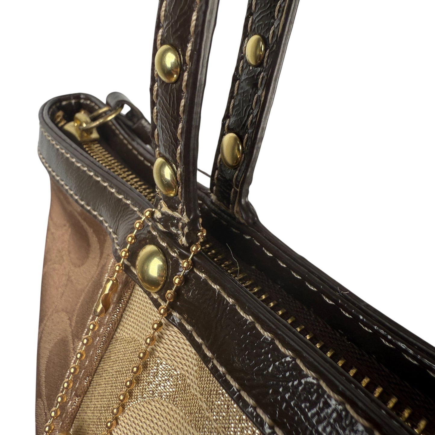 COACH SIGNATURE PATCHWORK LEGACY TOTE BAG