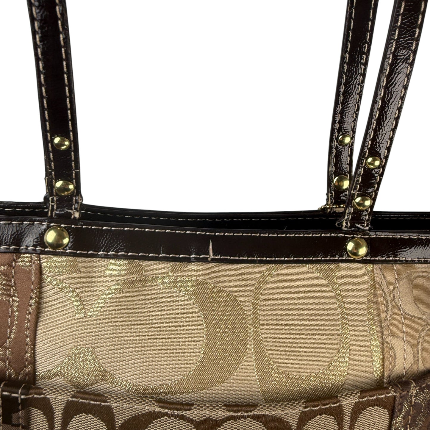 COACH SIGNATURE PATCHWORK LEGACY TOTE BAG