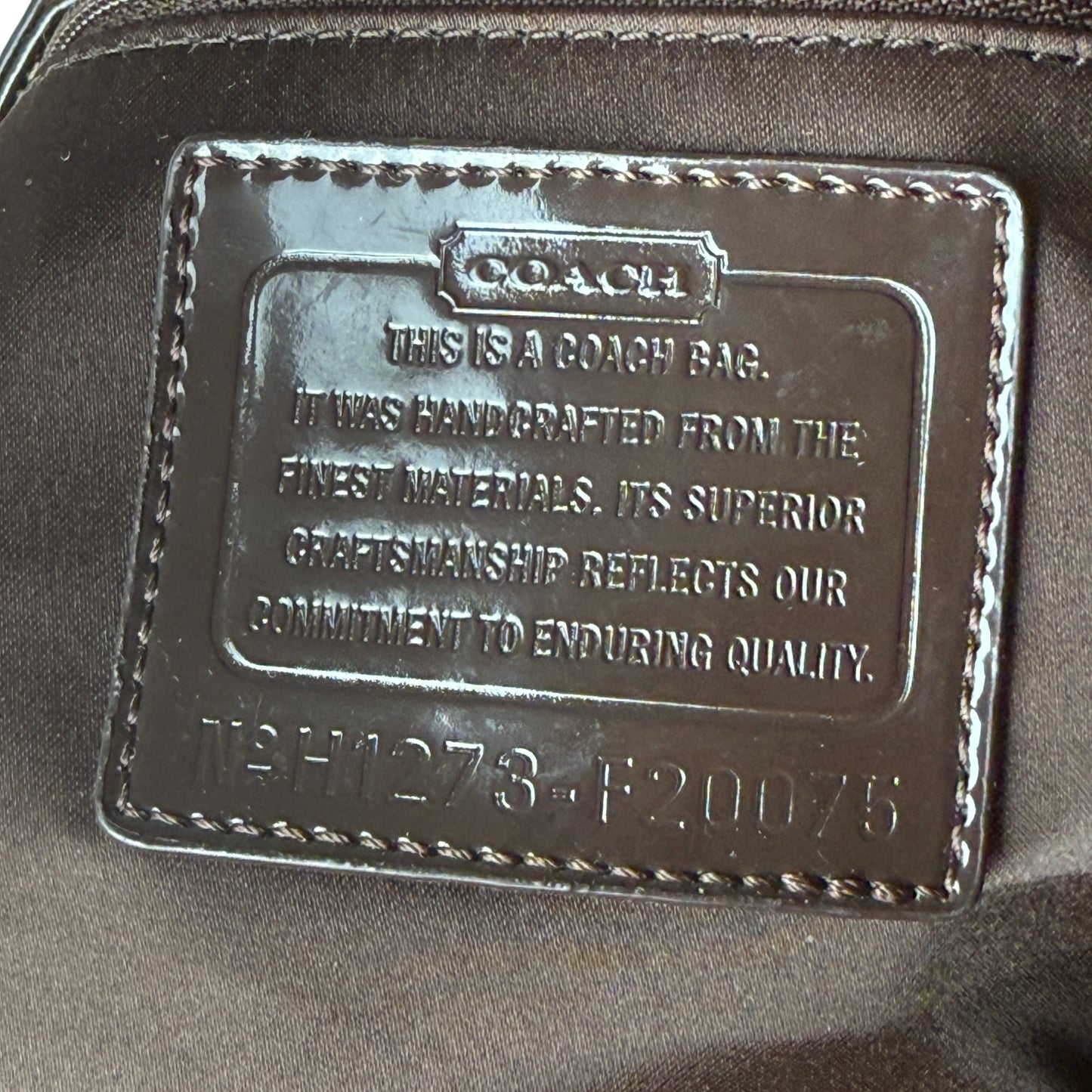 COACH SIGNATURE PATCHWORK LEGACY TOTE BAG