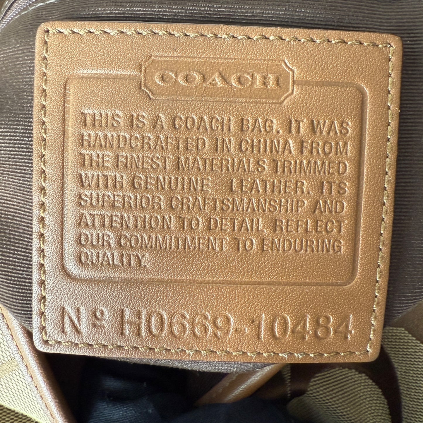 COACH SIGNATURE SOHO HOBO BAG