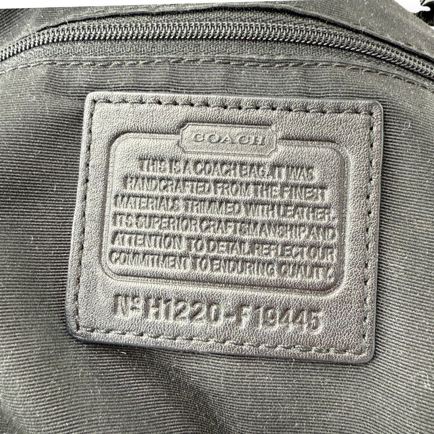 COACH SIGNATURE JACQUARD STRIPE BAG (LARGE)