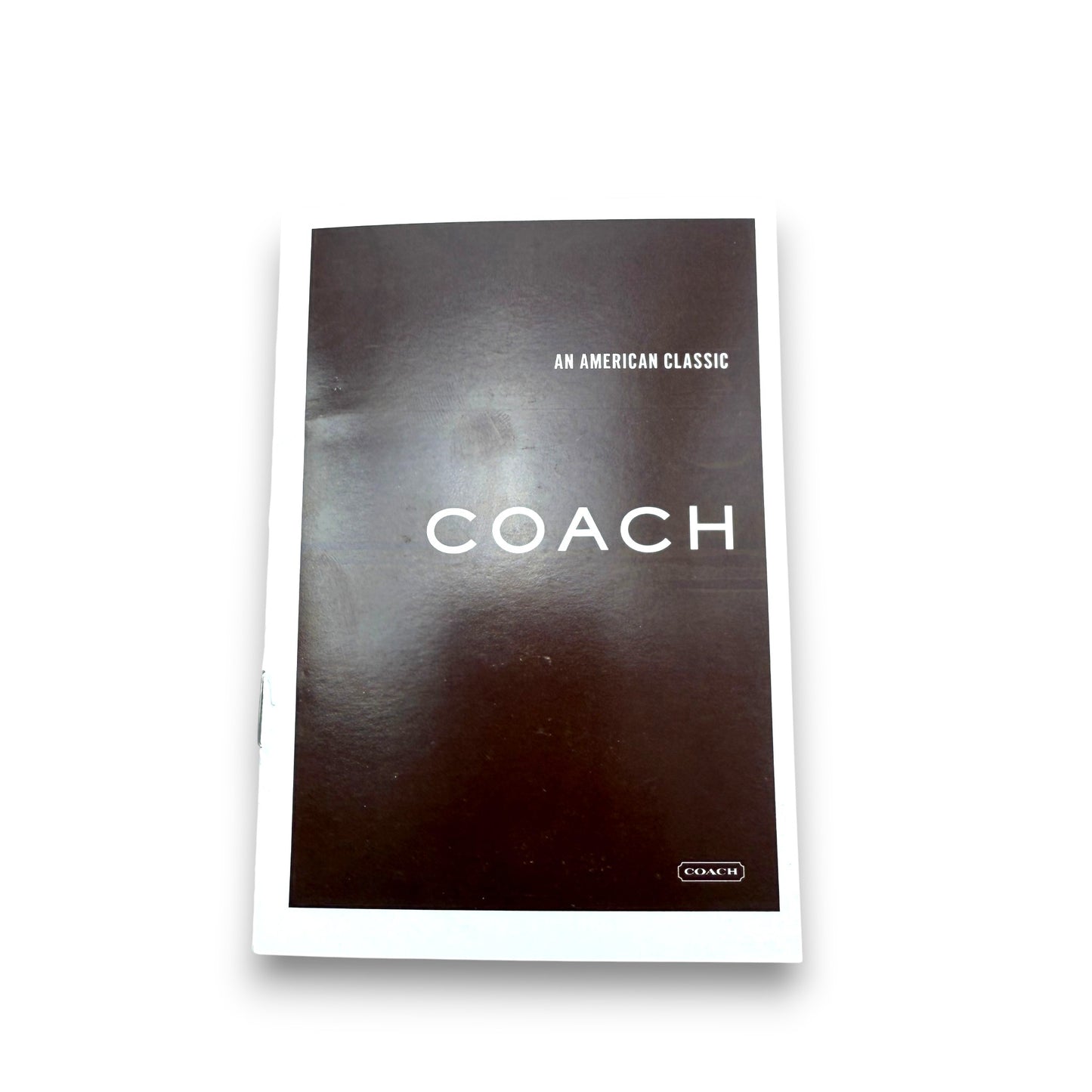 COACH SIGNATURE SUEDE GOLD TOTE BAG