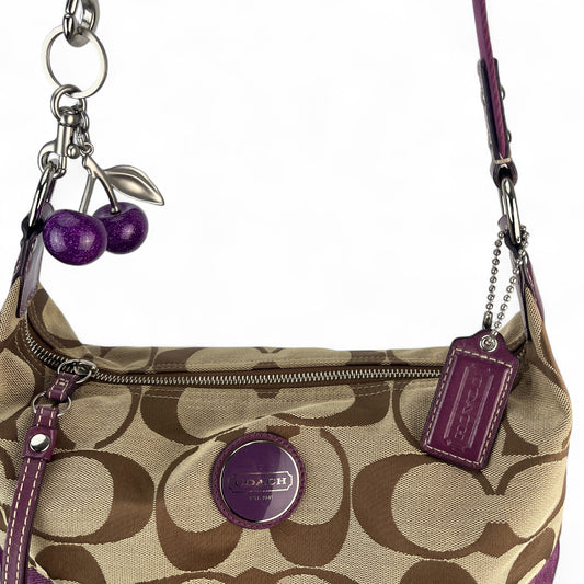 COACH SIGNATURE MINI BOSTON BAG