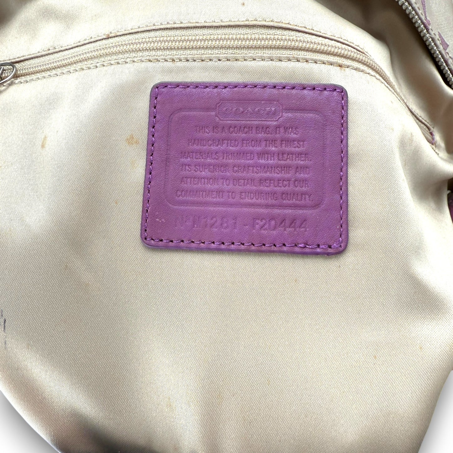 COACH SIGNATURE OPTIC GALLERY TOTE BAG
