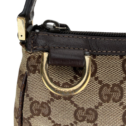 GUCCI GG MINI ABBEY D-RING POCHETTE