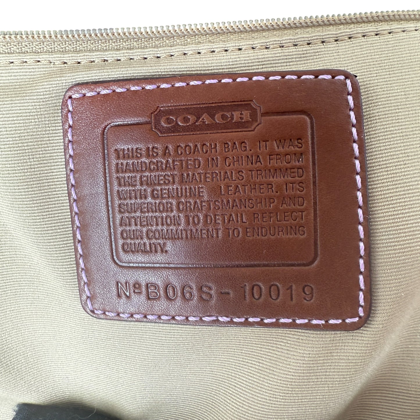 COACH SOHO PLEATED SIGNATURE TOTE