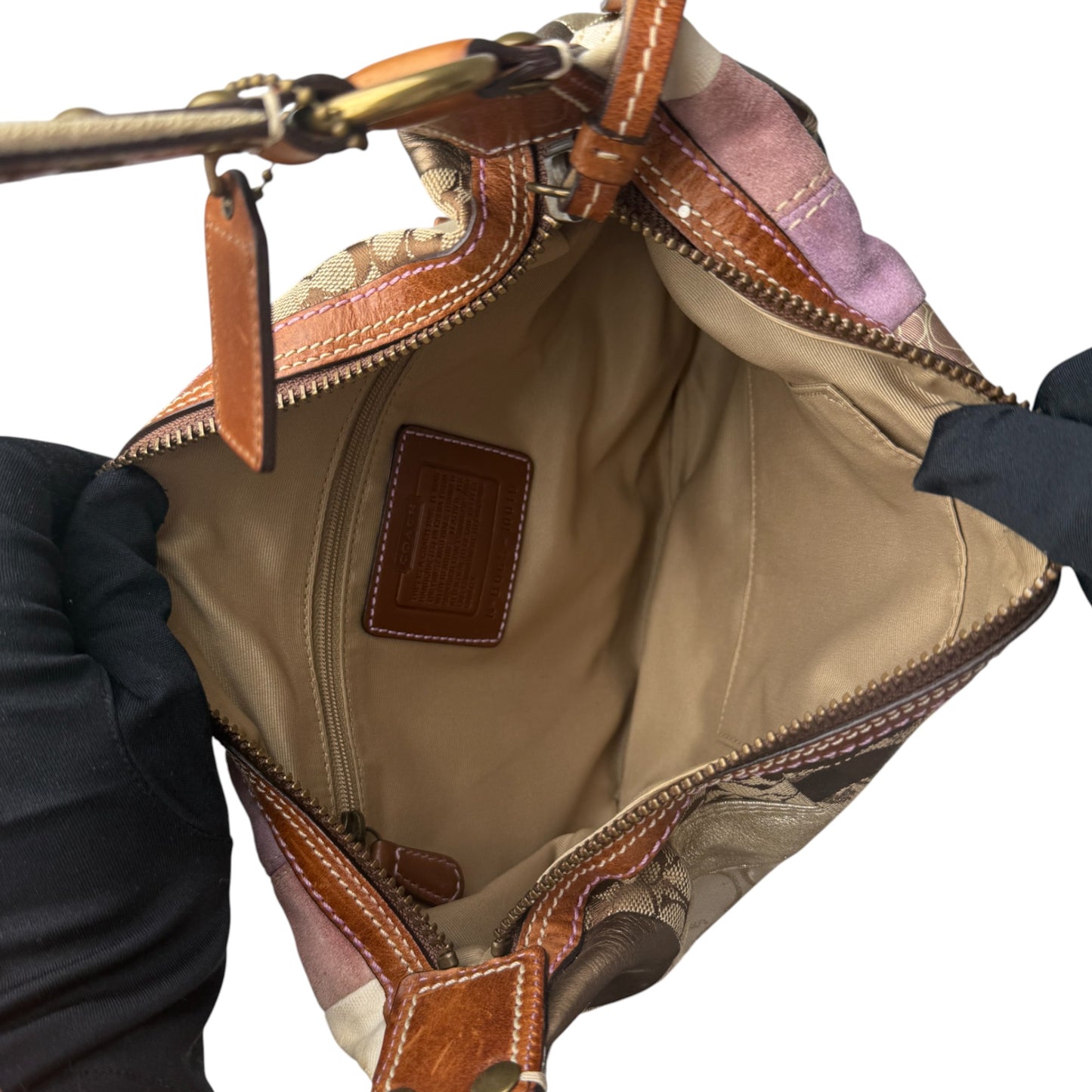 COACH SOHO PLEATED SIGNATURE TOTE