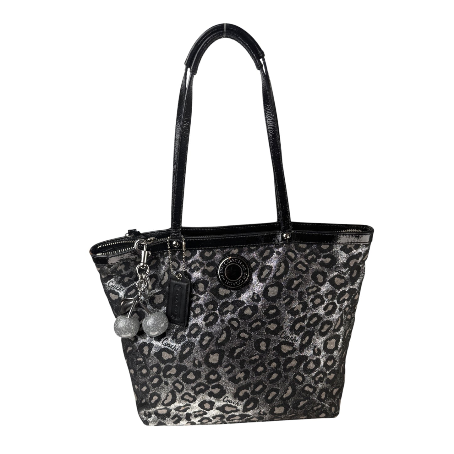 COACH SIGNATURE JACQUARD STRIPE BAG (LARGE)