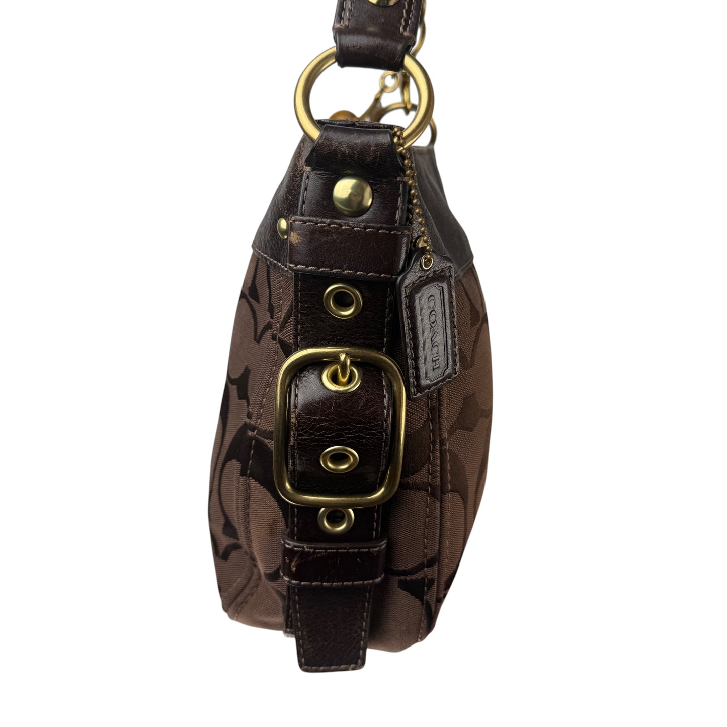 COACH SIGNATURE CARLY PURSE DUFFLE SAC BAG