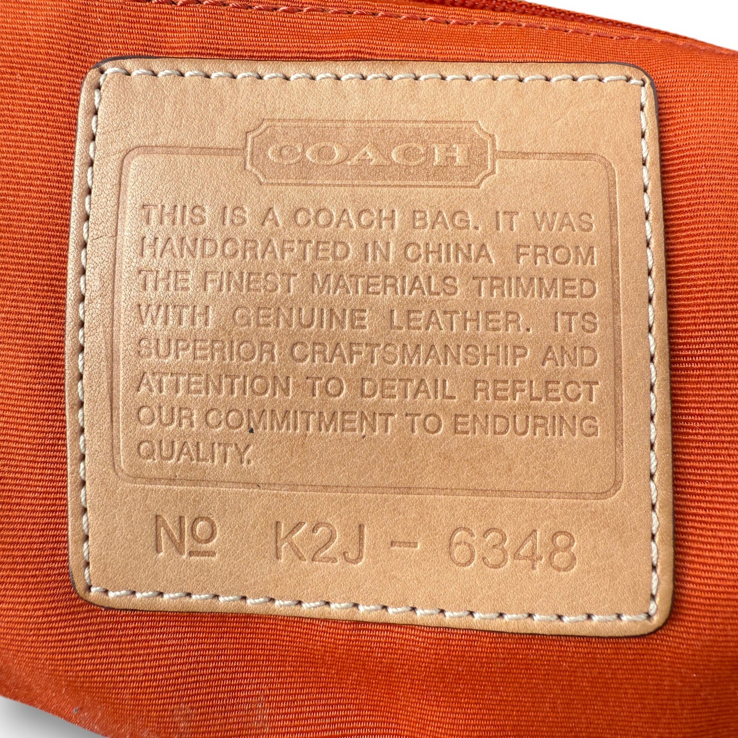 COACH SIGNATURE CLIP BAG