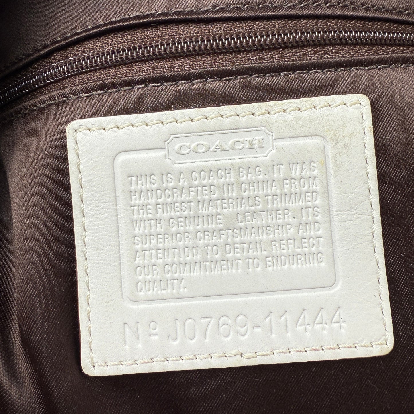 COACH SIGNATURE 2-WAY BAG
