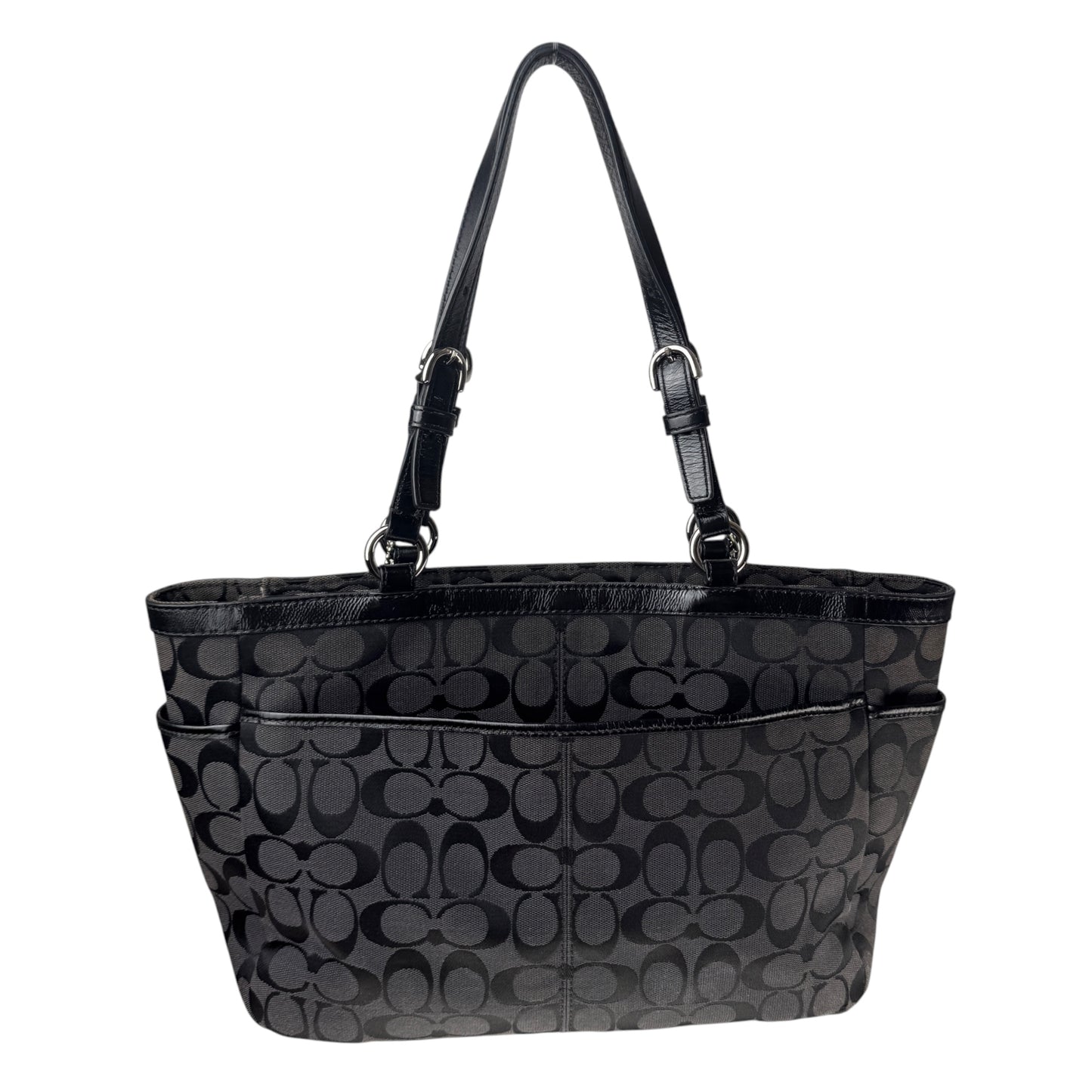 COACH SIGNATURE JACQUARD STRIPE BAG (LARGE)