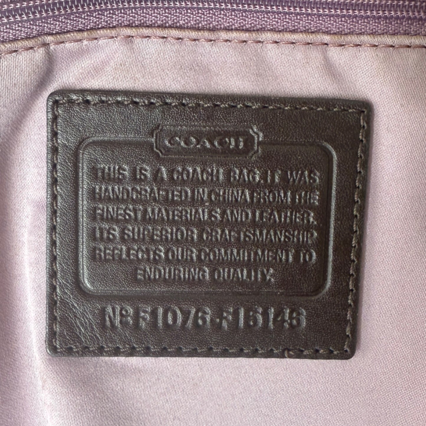 COACH SIGNATURE JACQUARD STRIPE BAG (LARGE)