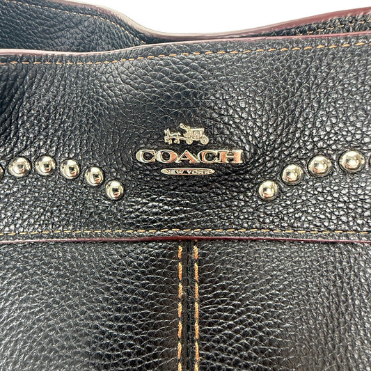 COACH STUDDED LEATHER LEXI BAG