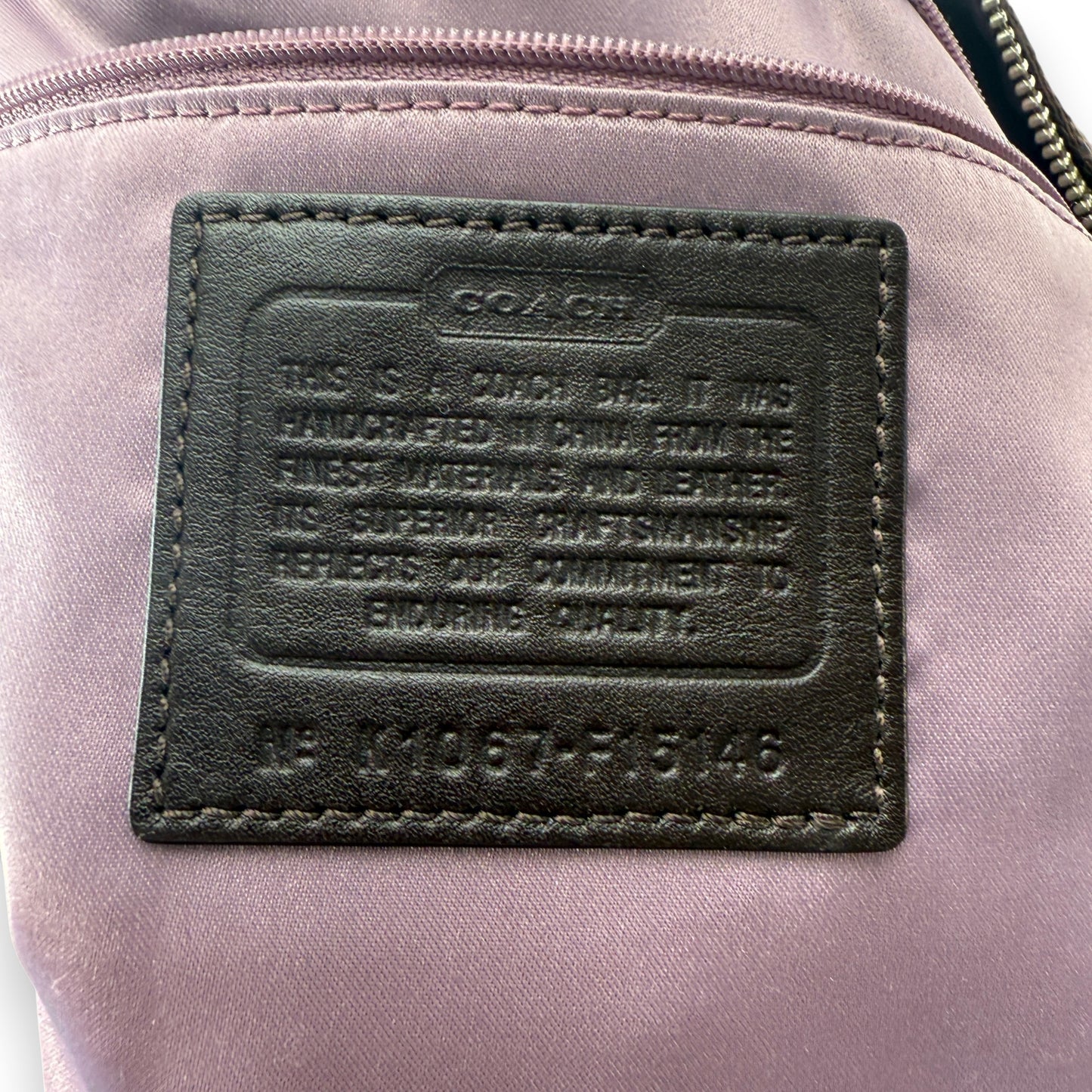 COACH GALLERY TOTE BAG BROWN