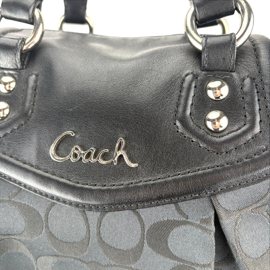 COACH ASHLEY SATIN ZIP BAG