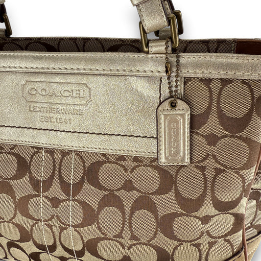 COACH SOHO PLEATED SIGNATURE TOTE