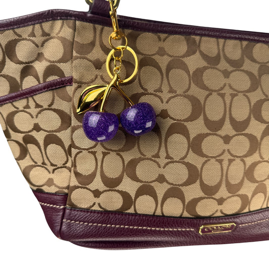 COACH SIGNATURE CANVAS SHOPPER
