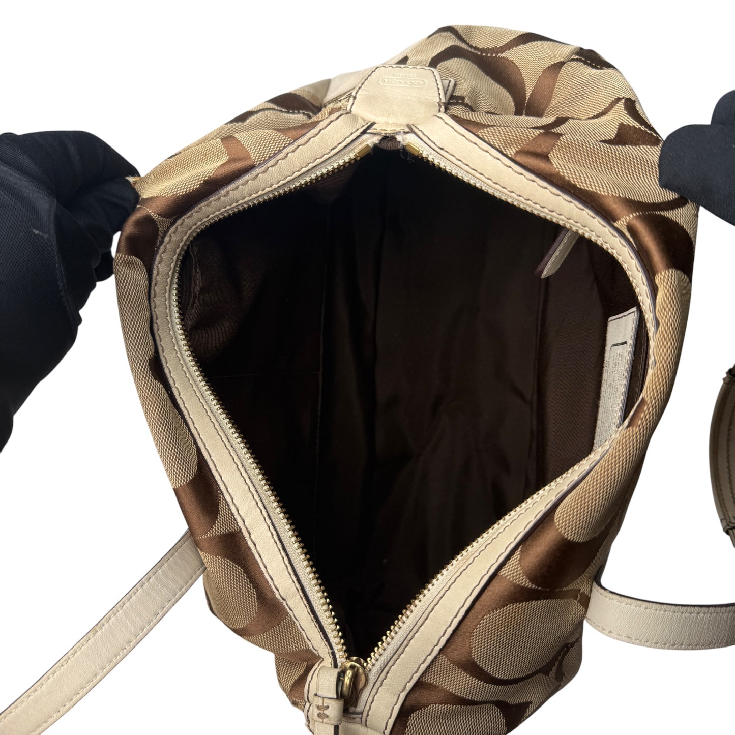 COACH SIGNATURE BOSTON BAG