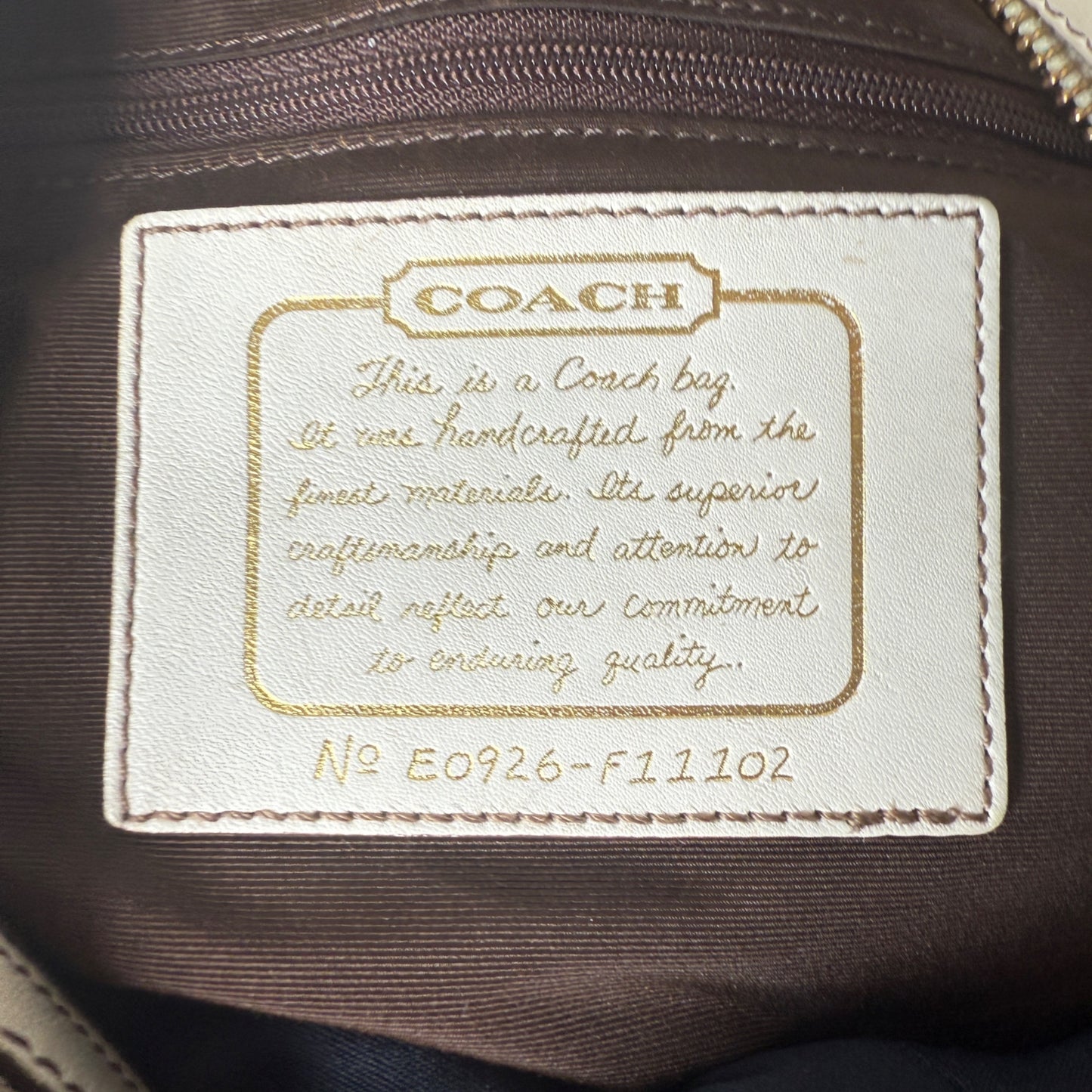 COACH SIGNATURE BOSTON BAG