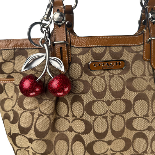 COACH SIGNATURE GALLERY TOTE SHOULDER BAG