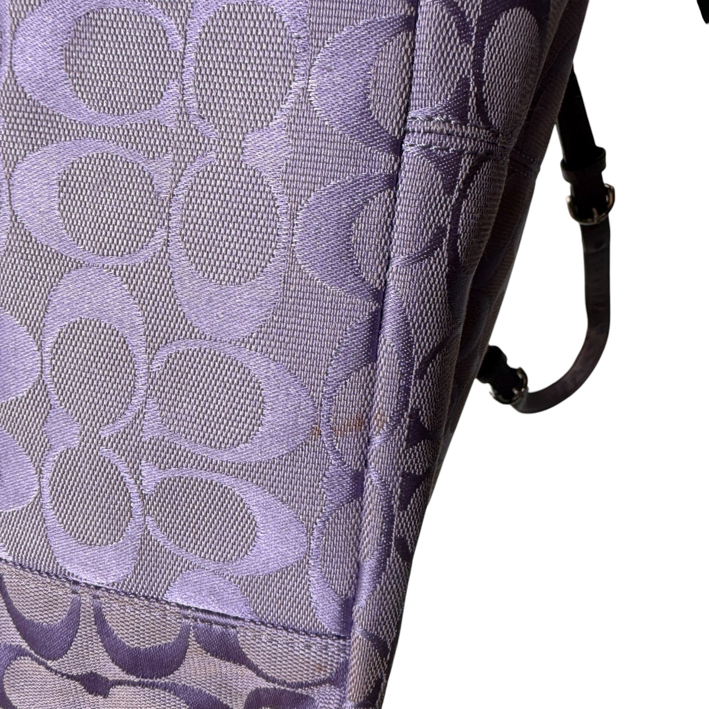 COACH SIGNATURE JACQUARD STRIPE BAG