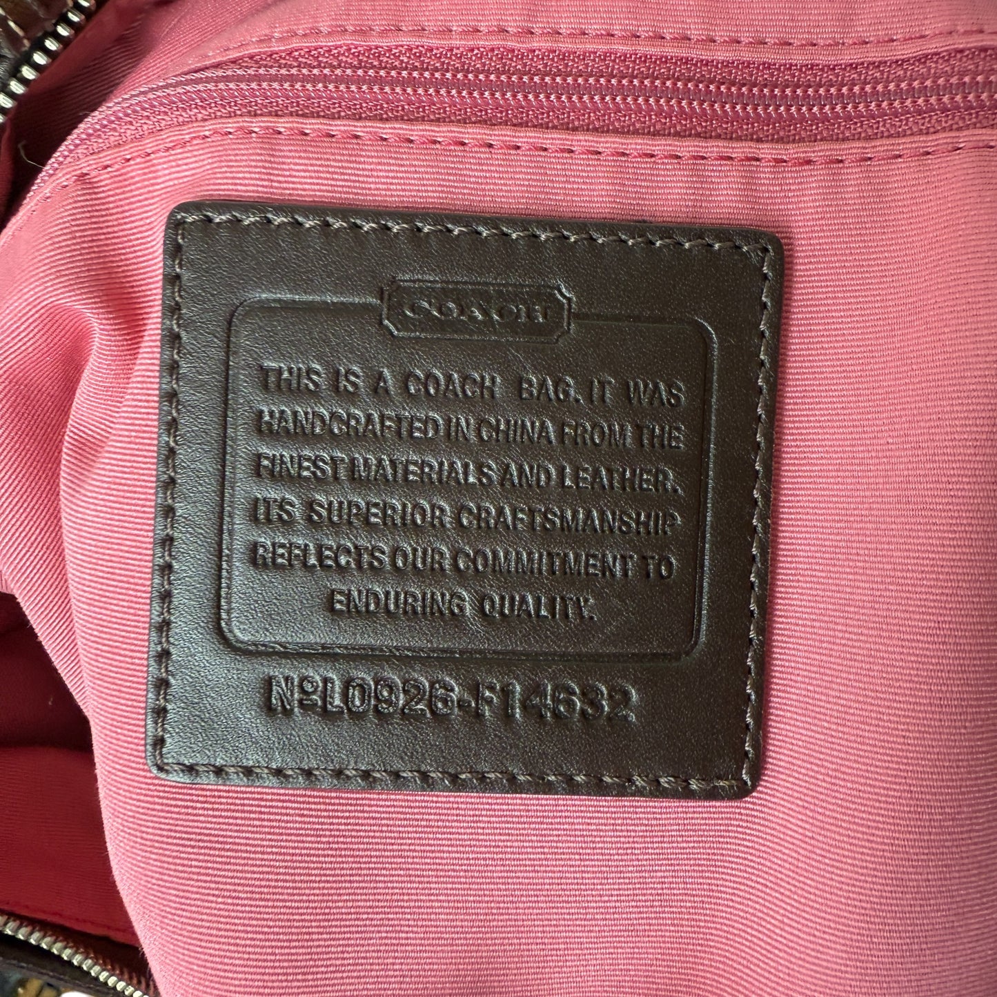 COACH HORSE CARRIAGE BAG