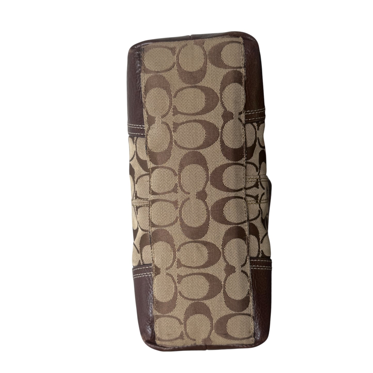 COACH SIGNATURE HAMPTON TURNLOCK TOTE BAG