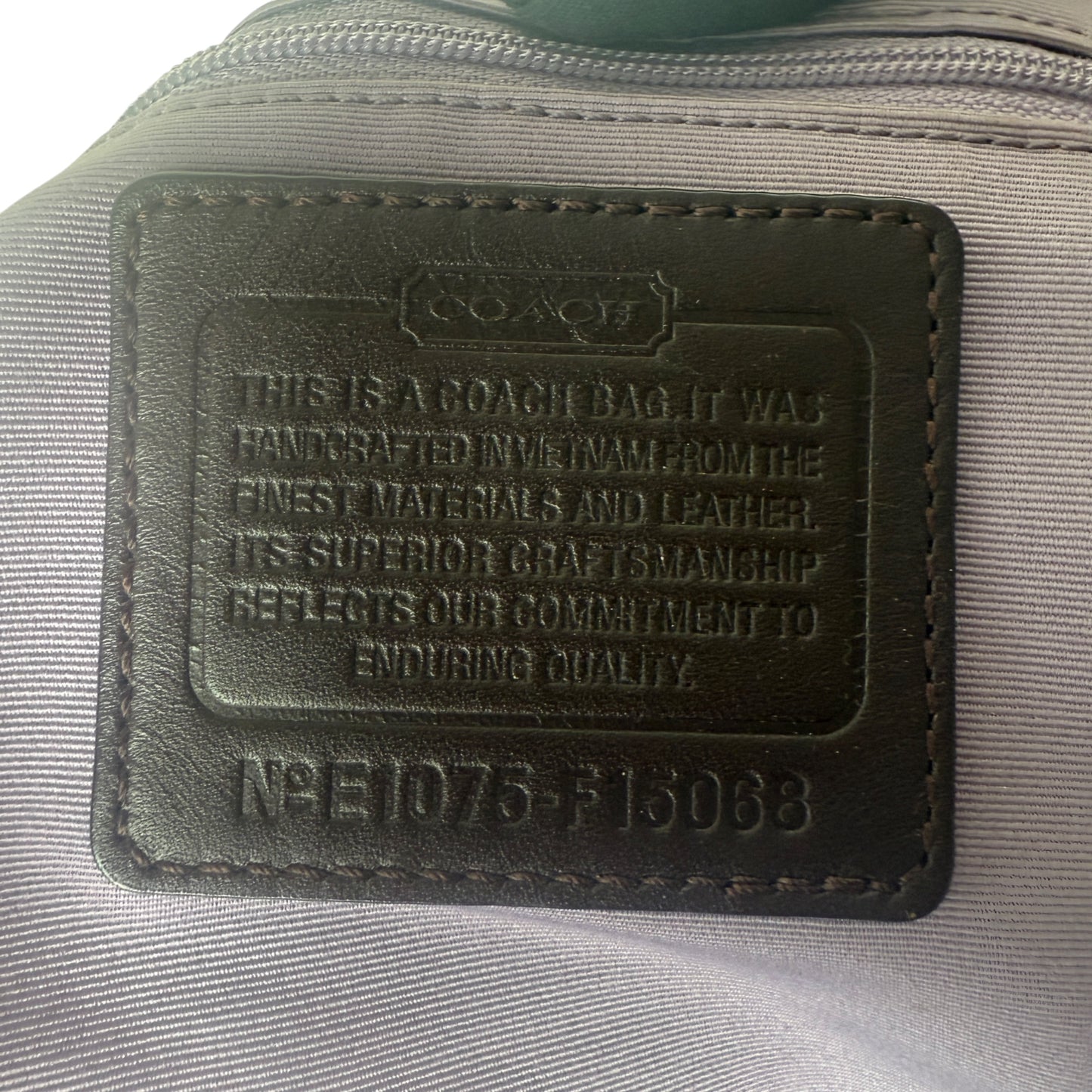 COACH SIGNATURE SHOULDER BAG