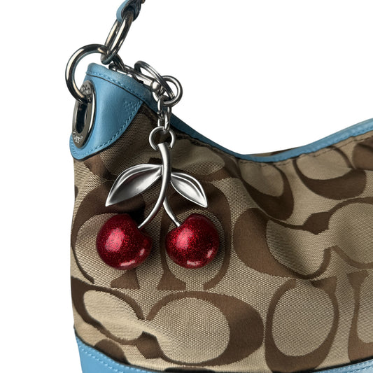 COACH HAMPTONS STRIPE TRIM BAG